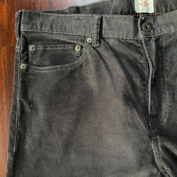 Dockers Men's Corduroy Plants Size 36x30 Dark Gray - Picture 4 of 9